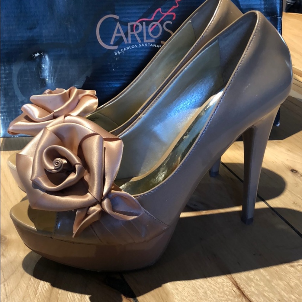 Carlos | Jardin High Heels - Camel Beige - Picture 3 of 8